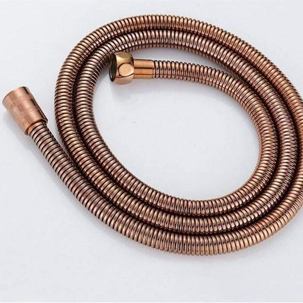 Shower Hose 150cm Stainless Steel Shower Tube Flexible Gold Bathroom Hose Plumbing Chrome ORB