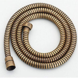 Shower Hose 150cm Stainless Steel Shower Tube Flexible Gold Bathroom Hose Plumbing Chrome ORB