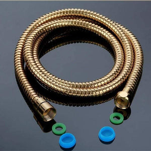 Shower Hose 150cm Stainless Steel Shower Tube Flexible Gold Bathroom Hose Plumbing Chrome ORB
