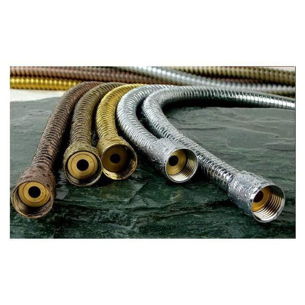 Shower Hose 150cm Stainless Steel Shower Tube Flexible Gold Bathroom Hose Plumbing Chrome ORB