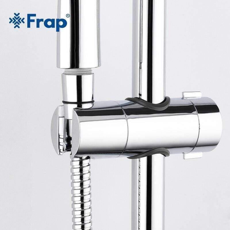 Planet Gates Shower Mounting Bracket ABS Plastic Shower Slide Rail Bar Holder Adjustable Clamp Holder Bracket Replacement F30-3