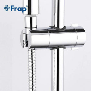 Planet Gates Shower Mounting Bracket ABS Plastic Shower Slide Rail Bar Holder Adjustable Clamp Holder Bracket Replacement F30-3