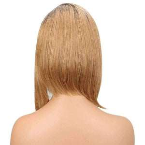 Planet Gates Side Part Bob Wig Non Lace Wig Human Hair Extension Brazilian Remy Hair Wigs Straight Color TT1B/27