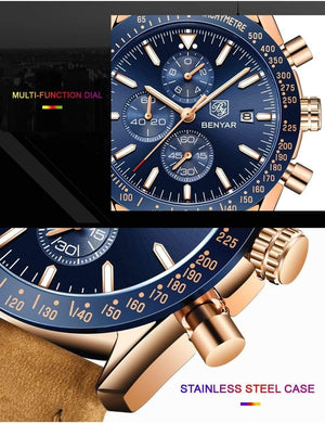 Planet Gates Silicone Gold Blue B Men Watches Brand Luxury Silicone Strap Waterproof Sport Quartz Chronograph Military Watch Men Clock Relogio Masculino