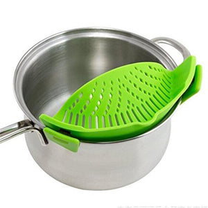 Silicone Pot Strainer Clip-on Pasta Draining