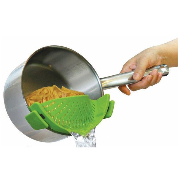 Silicone Pot Strainer Clip-on Pasta Draining
