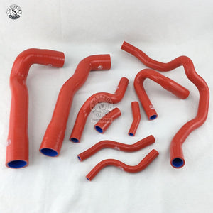 Planet Gates Silicone Radiator Hose Silicone Coolant Hose Kit For BMW E36 M3 325i 316i 1992~1999 (European Model) (9PCS) red/blue/black
