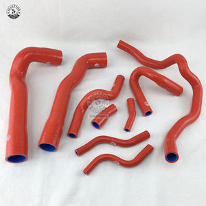 Planet Gates Silicone Radiator Hose Silicone Coolant Hose Kit For BMW E36 M3 325i 316i 1992~1999 (European Model) (9PCS) red/blue/black