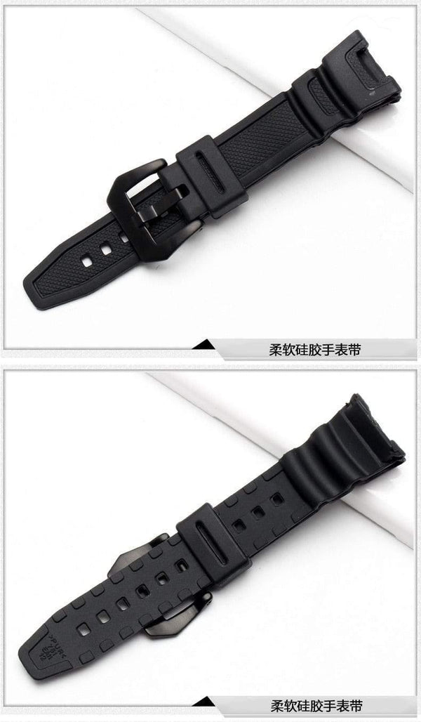 Planet Gates Silicone Rubber waterproof Strap for Casio sgw-100 watchbands Smart watches accessories Strap Bracelet