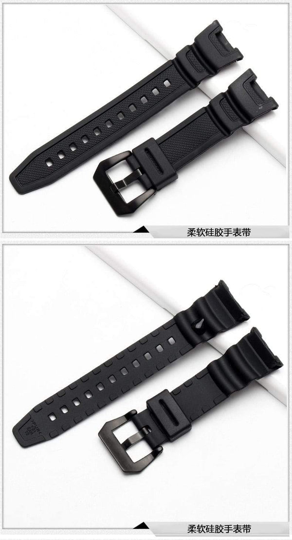 Planet Gates Silicone Rubber waterproof Strap for Casio sgw-100 watchbands Smart watches accessories Strap Bracelet