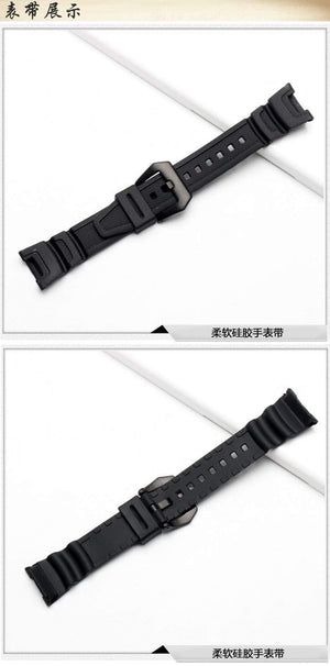Planet Gates Silicone Rubber waterproof Strap for Casio sgw-100 watchbands Smart watches accessories Strap Bracelet
