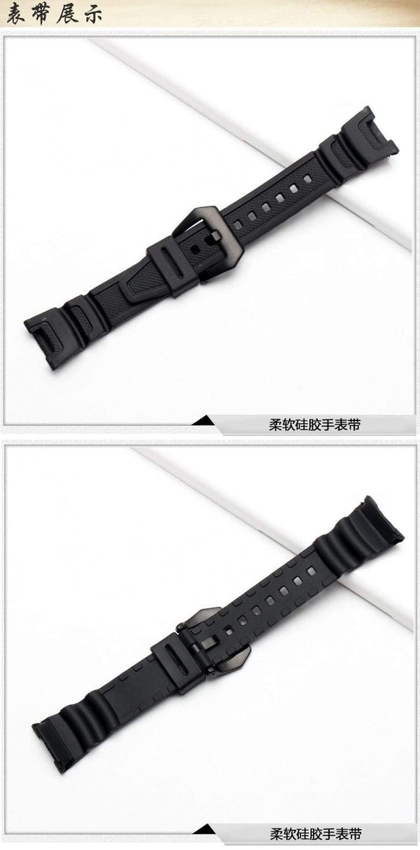 Planet Gates Silicone Rubber waterproof Strap for Casio sgw-100 watchbands Smart watches accessories Strap Bracelet