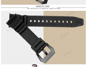 Planet Gates Silicone Rubber waterproof Strap for Casio sgw-100 watchbands Smart watches accessories Strap Bracelet