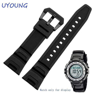 Planet Gates Silicone Rubber waterproof Strap for Casio sgw-100 watchbands Smart watches accessories Strap Bracelet