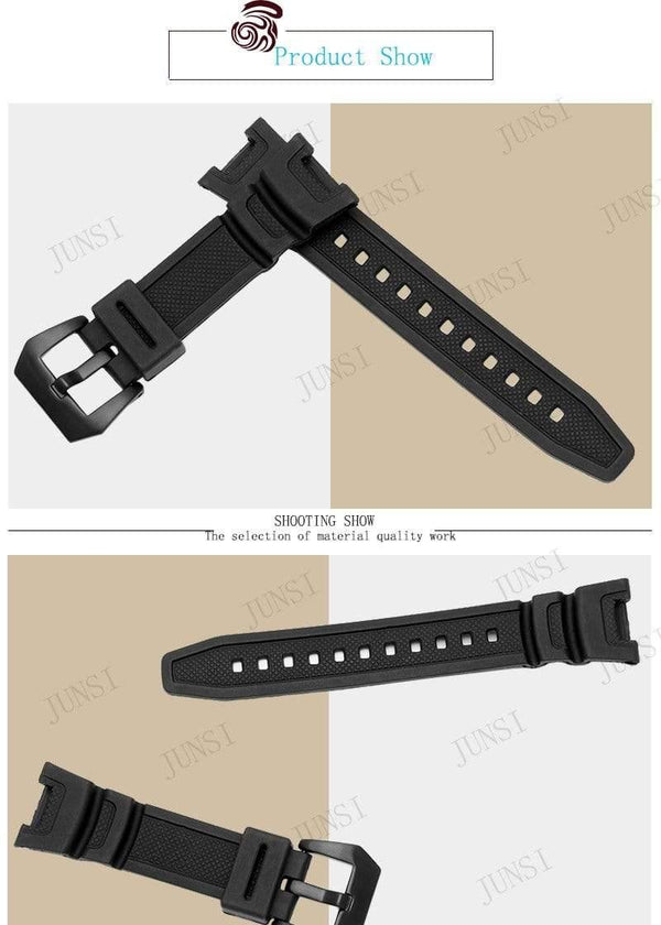 Planet Gates Silicone Rubber waterproof Strap for Casio sgw-100 watchbands Smart watches accessories Strap Bracelet