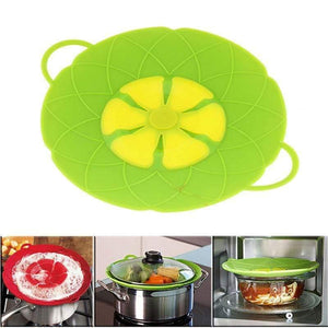 Silicone Spill Cover 2color Household Waterproof Dustproof Splashproof Boiling Cover Kitchen Barbecue Tools cooking pot