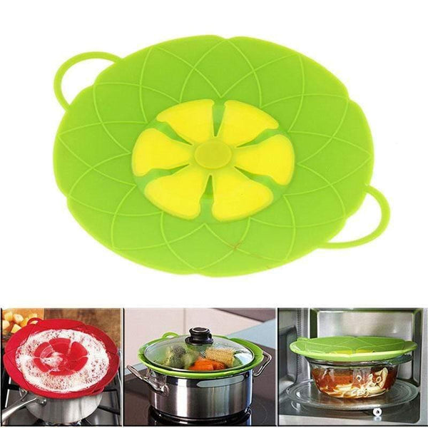 Silicone Spill Cover 2color Household Waterproof Dustproof Splashproof Boiling Cover Kitchen Barbecue Tools cooking pot