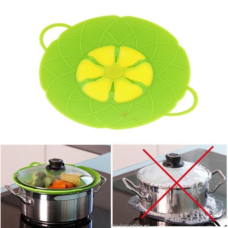 Silicone Spill Cover 2color Household Waterproof Dustproof Splashproof Boiling Cover Kitchen Barbecue Tools cooking pot
