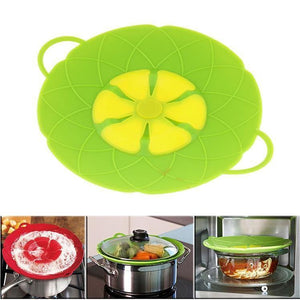 Silicone Spill Cover 2color Household Waterproof Dustproof Splashproof Boiling Cover Kitchen Barbecue Tools cooking pot