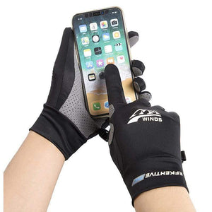Planet Gates Silk Light Gloves Summer Thin Men Sports Cycling Running Fitness Driving Outdoors Fishing Women Non-Slip Touch Screen Gloves