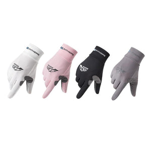 Planet Gates Silk Light Gloves Summer Thin Men Sports Cycling Running Fitness Driving Outdoors Fishing Women Non-Slip Touch Screen Gloves