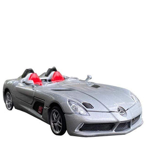 Planet Gates Silver 1:32 Mercedes-Benz Slr Car Model Convertible Mclaren Super Sports Car Toy Car Model Simulation Ornaments Alloy Toy Car Boy Gift