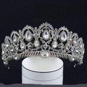 Planet Gates SILVER 1 / White Diverse Silver Crystal Bride Tiara Crown Fashion Pearl Queen Wedding Crown Headpiece Wedding Hair Jewelry Accessories Wholesale
