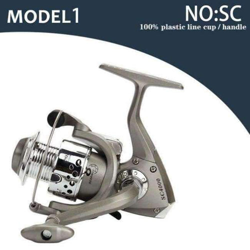 Planet Gates Silver / 1000 Series 5.5:1 14 ball bearing 1000-10000 Fishing Reels carp salt water surf spinning Reel Feeder molinete Casting High Speed