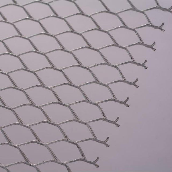 Planet Gates Silver 11mmx25mm DIY Racing Grills Universal Fit for Car Cuttable Front Bumper Honey Comb Mesh 100cmx33cm