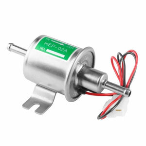 Planet Gates Silver 12V 12V Electric Fuel Pump Low Pressure Bolt Fixing Wire Metal Gasoline Petrol Diesel Oil Pumps For Car Motorcycle