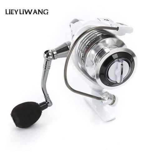 Planet Gates Silver / 13 / 1000 Series LIEYUWANG 13 + 1BB 5.1:1 Spinning Fishing Reel with Exchangeable Handle Automatic folding for Casting Line