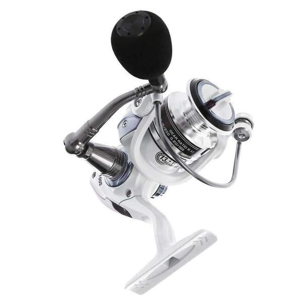 Planet Gates Silver / 13 / 1000 Series LIEYUWANG 13 + 1BB 5.1:1 Spinning Fishing Reel with Exchangeable Handle Automatic folding for Casting Line