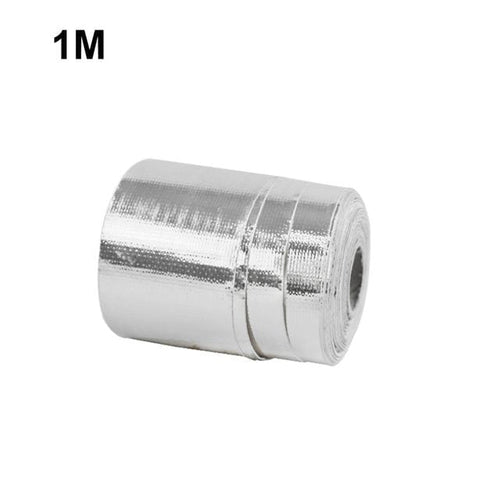 Planet Gates Silver-1m A Gold Car Thermal Exhaust Tape Air Intake Heat Insulation Shield Wrap 50mm Reflective Heat Barrier Self Adhesive Engine 5/10M