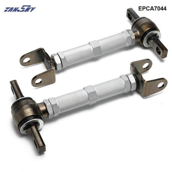 Planet Gates Silver 1pair REAR Adjustable Racing Rear Suspension Camber Control Arms Kit For Honda Civic EP3 TYPE R DC5 ES1 EP2 SPORT EPCA7044