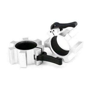 Planet Gates Silver 1PC Fitness Equipment Body Building Weightlifting Dumbbell Accessories Barbell Pole Weight Plate Small Plastic Buckle Security