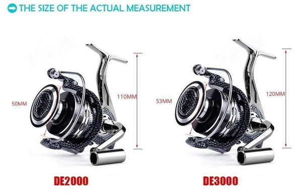 Planet Gates Silver / 2000 Series Antifreeze Metal Reel New Arrival  Winter fishing reel Spinning Reels full metal 12+1 Ball Bearings Fishing Gear