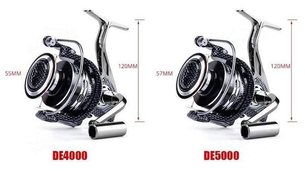 Planet Gates Silver / 2000 Series Antifreeze Metal Reel New Arrival  Winter fishing reel Spinning Reels full metal 12+1 Ball Bearings Fishing Gear