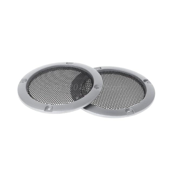 Planet Gates Silver 2PCS Speaker Grills 3" Protective Subwoofer Frame Grille Cover Steel Mesh Decorative Circle DIY Accessories