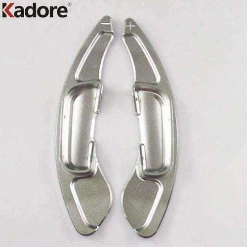 Planet Gates Сребърни 3 цвята за Mazda CX3 CX-3 2015-2018 Алуминиев волан, превключвател на предавките, удължение на превключвателя на предавките, интериорни автомобилни аксесоари