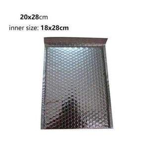 Planet Gates Silver 30pcs/lot Colorful Aluminized film bubble envelope Waterproof and shockproof Courier bag self sealing bag packaging Supplies