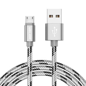 Planet Gates Silver / 50cm USLION USB Cable for Samsung Xiaomi for SONY Huawei Tablet Android Micro USB Phone Charging Cord Data Fast Charger Cable Adapter