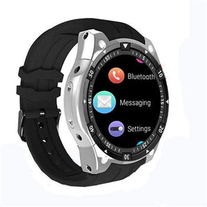 Planet Gates silver / 512MB 4GB Smart Watch X100 Android 5.1MTK6580GPS Bluetooth WiFi SmartWatch Heart Rate Fitness Tracker for Samsung gear S3 KW88 GW11