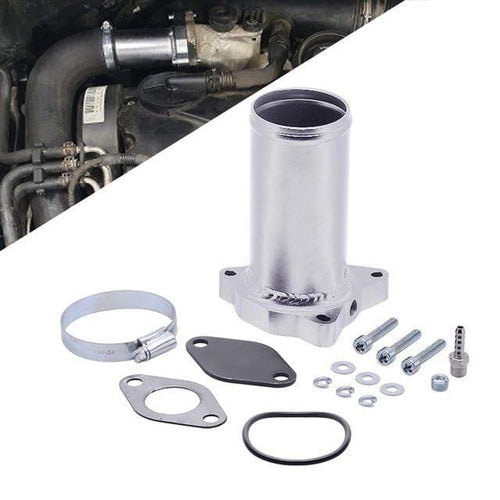 Planet Gates silver 57MM EGR Valve Replacement Pipe  suit for aud1 seat Vvv 1.9 TDI 130/160 BHP  2.25" Diesel egr delete kits