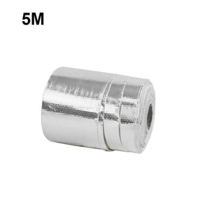 Planet Gates Silver-5m A Gold Car Thermal Exhaust Tape Air Intake Heat Insulation Shield Wrap 50mm Reflective Heat Barrier Self Adhesive Engine 5/10M