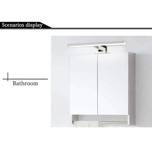 Planet Gates Silver / 5W 300mm / Cold white Fensalir 0-15W Dimmable waterproof Aluminum+ABS+Acryl toilet indoor makeup lighting Bathroom fixtures Led light Mirror Wall lamp