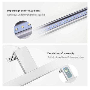 Planet Gates Silver / 5W 300mm / Cold white Fensalir 0-15W Dimmable waterproof Aluminum+ABS+Acryl toilet indoor makeup lighting Bathroom fixtures Led light Mirror Wall lamp