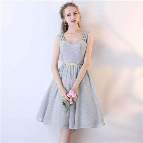 Planet Gates silver / 6 / China Sleeveless Sweetheart Beautiful Lace Up Fashion Designer Luxury Cocktail Gowns Sashes Cocktail Dress LX236