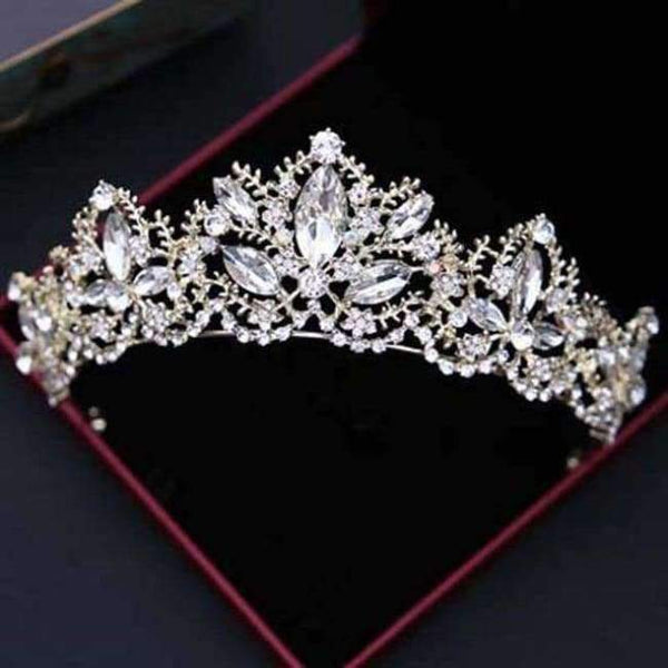 Diverse Silver Crystal Bride Tiara Crown Fashion Pearl Queen Wedding Crown Headpiece Wedding Hair Jewelry Accessories Wholesale - Silver 6 /