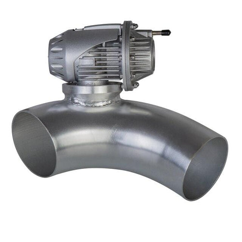 Planet Gates silver 75mm 90 Degree Flange Pipe+ Adjustable SSQV SQV 4 dump Blow Off Valve BOV II 2 Black / Silver