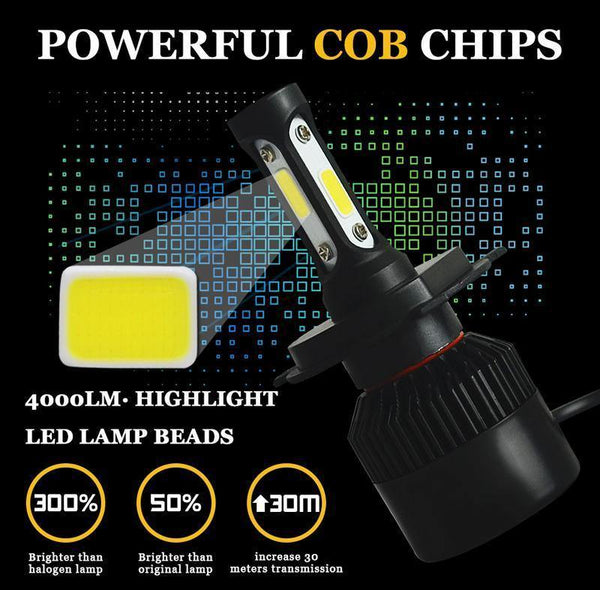 Planet Gates Silver / 881 889 880 H27 2Pcs H7 LED H4 H11 H1 Car Headlight Bulbs H3 H8 HB4 HB3 9006 9005 H27 881 Led Fog Light 72W 8000LM 6500K White car accessories